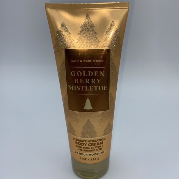 NEW! B&B WORKS Body Wash Ultimate Hydration Body Cream GOLDEN BERRY MISTLETOE - Picture 7 of 10